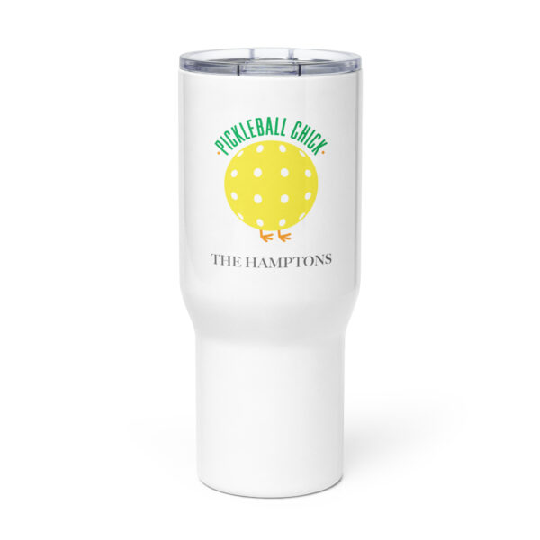 PICKLEBALL CHICK "THE HAMPTONS" TRAVEL MUG WITH HANDLE