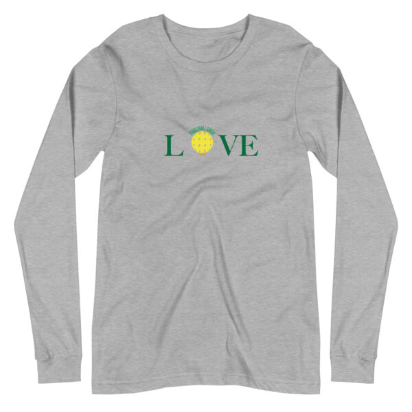 PICKLEBALL CHICK LOVE UNISEX LONG SLEEVE TEE