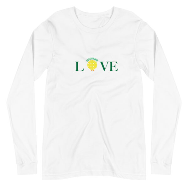 PICKLEBALL CHICK LOVE UNISEX LONG SLEEVE TEE - Image 2